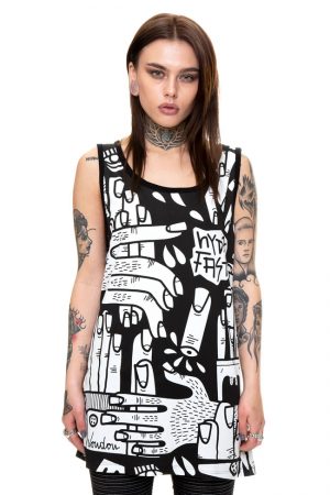 Fingers salad tank top – all over print