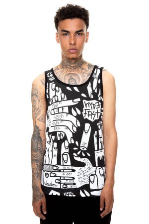 Fingers salad tank top – all over print